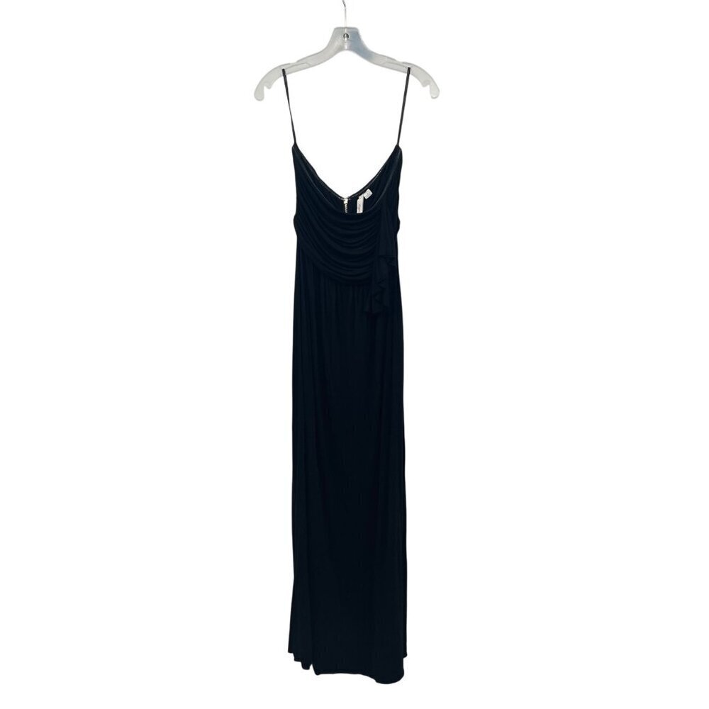 Aryn K. Womens Strapless Dress Draped Sheath Black Size Medium Zip